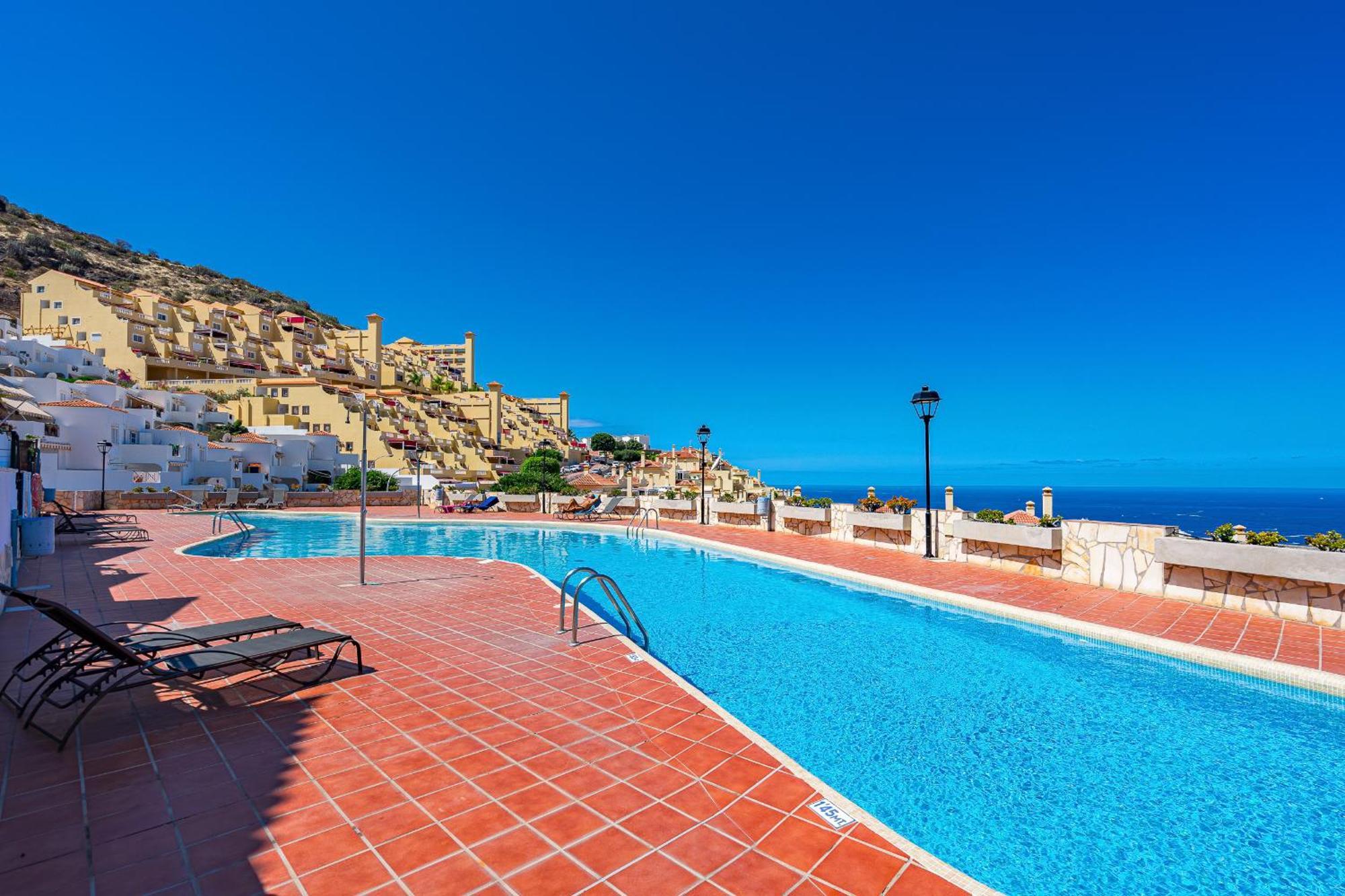 Bellarosa Sunset Ocean View In Costa Adeje With Airco, Garage Lägenhet Exteriör bild